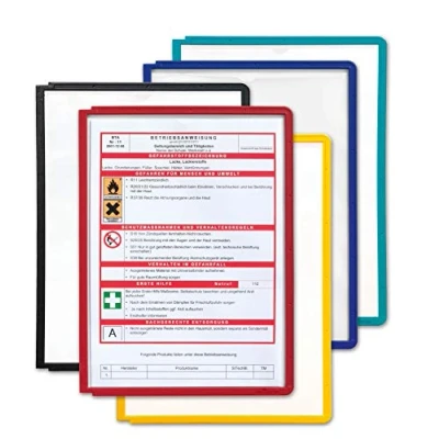 Image of Durable 560600 Sherpa Panel A4, PP, assorted colours, 5 Pack