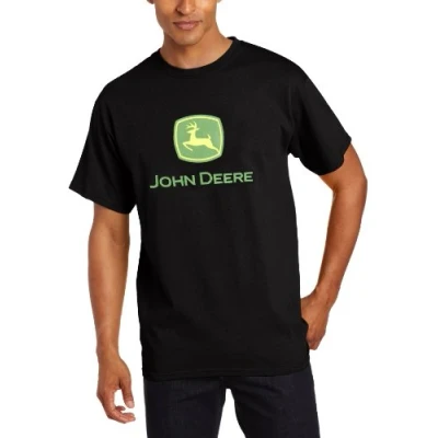 Image of John Deere Men&#039;s Classic T Shirt, Black, XL