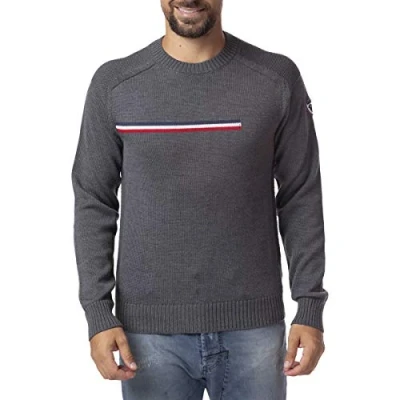 Image of Rossignol Odysseus Round Neck Jersey, Men, Heather Grey, XS