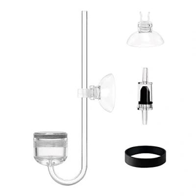 Image of MiOYOOW Aquarium CO2 Diffuser, Acrylic Diffuser Atomizer with Bubble Counter/Check Valve for Fish Tank Plants