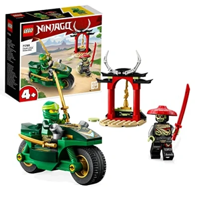 Image of LEGO NINJAGO Lloyd’s Ninja Street Bike Motorbike Toy for Preschool Kids 4 Plus Years Old, Easy to Build Beginners Learning Set Juniors, Gift Idea 71788