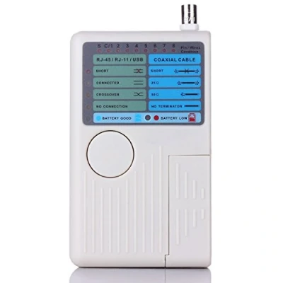 Image of LEAGY 4 In 1 Network Cable Tester RJ45/RJ11/USB/BNC LAN Cat5 Cat6 Wire