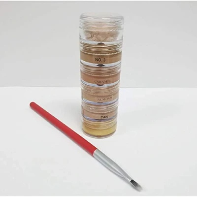 Image of Veil Cover Cream Dark Circles Concealer &amp; Colour Corrector with Setting Powder and Brush (Medium)