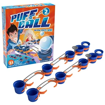 Image of Drumond Park Puff Ball 2 Kids Action Game Mid Size Family Board Games for Children Suitable Boys &amp; Girls Ages 6 7 8 9+ Years