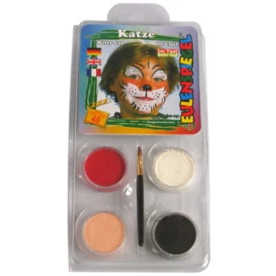 Image of Face Paint Design A Pack Cat, 4 Colour Set