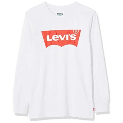 Image of Levi&#039;s Kids l/s Batwing Tee Boys, White, 5 Years