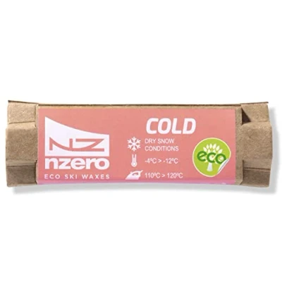 Image of NZEROWAX Eco Wax Block, 50g Organic Vegetable for Skiing, Snowboarding Cold Snow conditions
