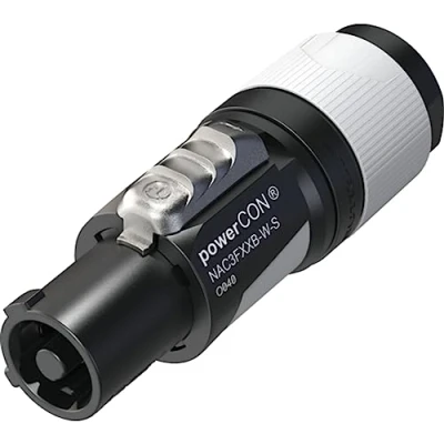 Image of Neutrik NAC3FXX Powercon Connectors NAC3FXXB W S 6 12mm Grey