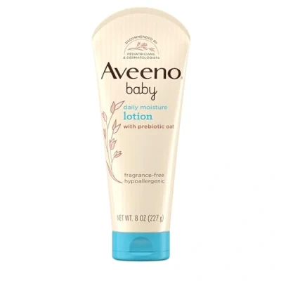 Image of Aveeno Baby Fragrance Free Daily Moisture Lotion, 8 Ounce