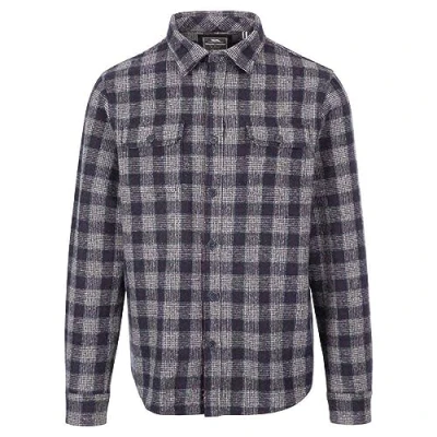Image of Trespass Mens Shirt Casual Woven Checked Portlaw