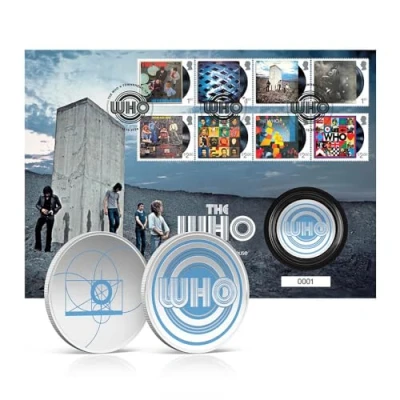 Image of The Who Stamps Medal Cover Who&#039;s Next Life House from Royal Mail