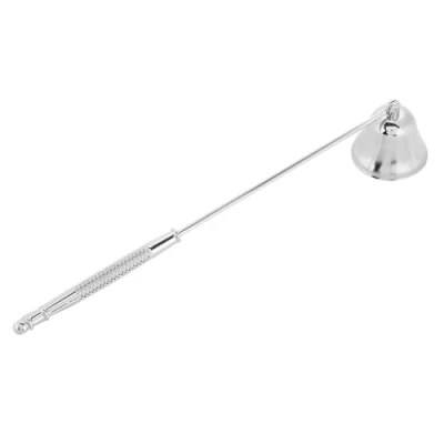 Image of Ninoclar Candle Snuffer Tool,Stainless Steel Extinguisher Wick Accessory with Long Handle,Candle (SILVERY)