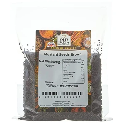 Image of Old India Mustard Seeds Brown 250g