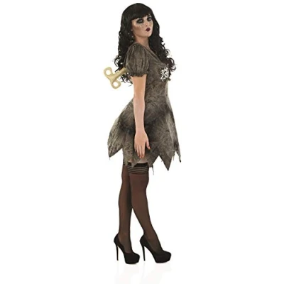 Image of Fun Shack Womens Doll Halloween Costume, Creepy Wind Up Costume Women, Costumes Small