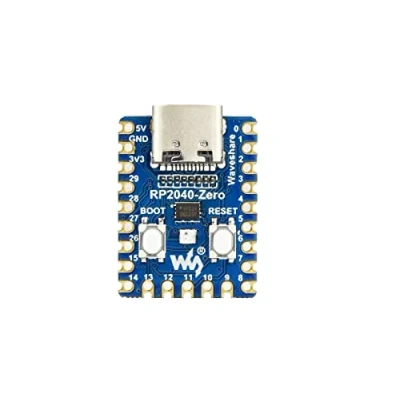 Image of Waveshare RP2040 Zero(1pcs), Pico Like MCU Board, Based on Raspberry Pi Mini Version, Castellated Module Suitable for SMD Applications
