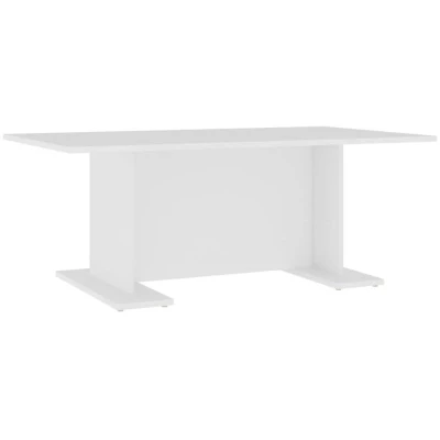 Image of vidaXL Coffee Table White 103.5x60x40 cm Engineered Wood