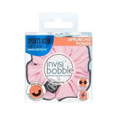 Image of invisibobble Pink Scrunchie Mantra, Hair Bobbles Strong Hold for Girls and Women, Scrunchies Black, Designed in the Heart of Munich