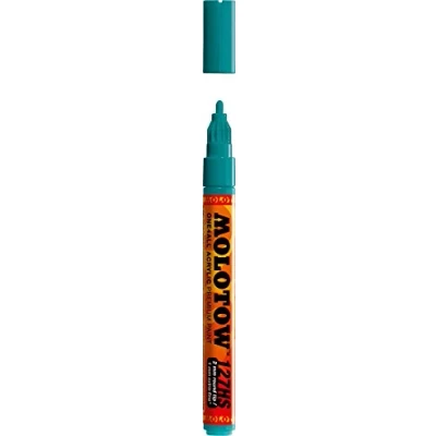 Image of MOLOTOW ONE4ALL Acrylic Paint Marker, 2mm, Lagoon Blue, 1 Each (127.221)