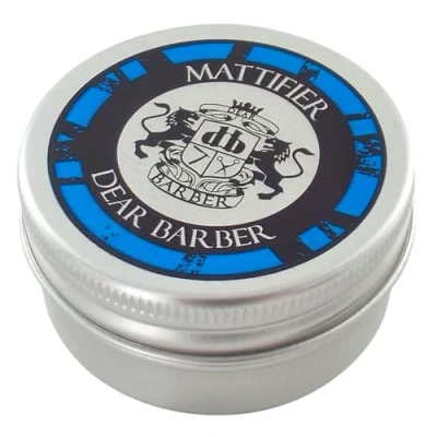 Image of Dear Barber Men&#039;s Hair Styling Mattifier, Ultra Matte Finish with Flexible Hold, Travel Size Tin 20ml
