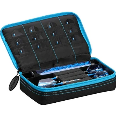 Image of Casemaster by GLD Products Plazma Black with Blue Trim Dart Case