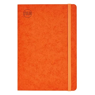 Image of NU: Notebooks Craze Cloud Range A5 Journal Supplies Stationery Ruled Notepad Orange 160 Pages, NU003960 FSC OR