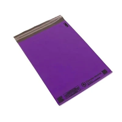 Image of Purple Mailing Bags (50 Pack), 10 X 14 Inch, Polythene Postage Plastic Postal Mail Seal Special. Self Large Size Sacks for Packing Packaging Envelopes Mailers
