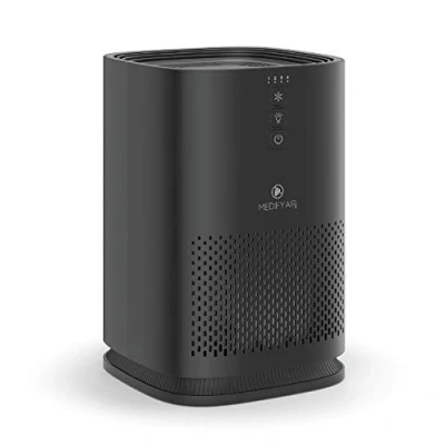 Image of Medify MA 14 Air Purifier with H13 True HEPA Filter 18 sq m Coverage for Allergens, Smoke, Smokers, Dust, Odors, Pollen, Pet Dander Quiet 99.9% Removal to 0.1 Microns Black, 1 Pack