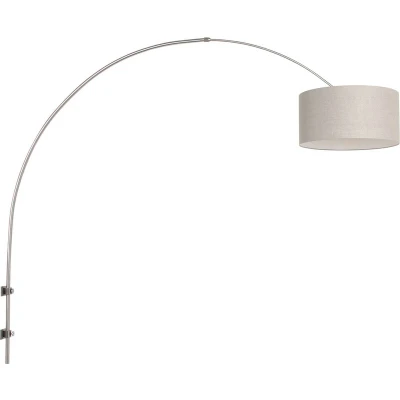 Image of Sparkled Light Wall Lamp with Shade Brushed Steel, Grey