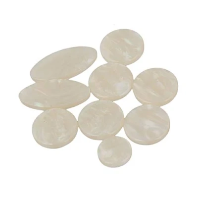 Image of BQLZR New Plastic Key Buttons Inlays 1 Set for Alto Saxophone