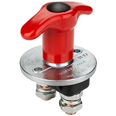 Image of Jtron Battery Isolator Switch, 12 24V 250A Automotive Car Cut Off Switch for Car, Vehicle, RV and Boat (On/Off)