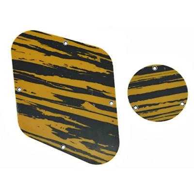 Image of KAISH Tawny Stripe LP Rear Control Plate Switch Cavity Cover For Epiphone Les Paul