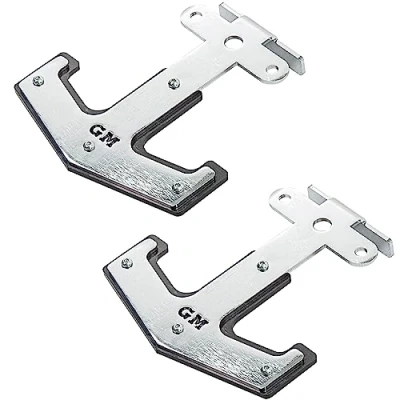 Image of GYM MASTER GM3 60x60mm Power Rack Mounted Barbell Storage Hook Anchor Holder