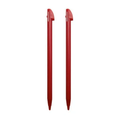 Image of 2x Red Replacement Stylus Touch Screen Pens, Compatible with Nintendo 3DS XL (Older version)