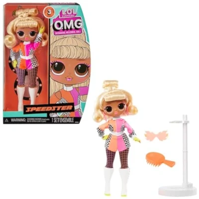 Image of L.O.L. Surprise! OMG Fashion Doll SPEEDSTER Includes Doll, Multiple Surprises, and Fabulous Accessories Great Gift for Kids Ages 4+