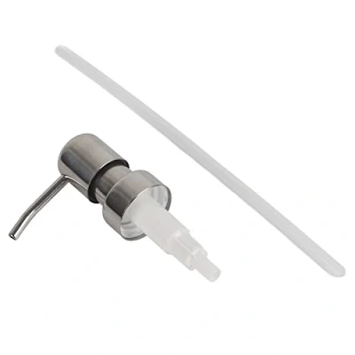 Image of Soap Pump With Extension Tube(Fit for: 2.5 cm bottles) 304 Stainless Steel Liquid Shampoo Dispenser Replacement Head Nozzle for Home Kitchen Bathroom(Bottle is not Included)