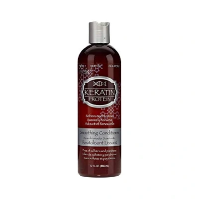 Image of HASK Keratin Smoothing Conditioner for all hair types, colour safe, gluten free, sulfate paraben free 1 355mL Bottle
