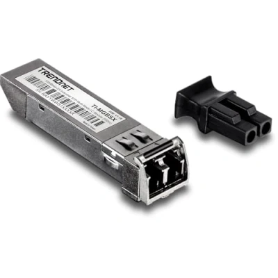 Image of TRENDnet 1000Base SX Industrial SFP Multi Mode LC Module (550m 1,804 Ft),IEE 802.3z, ANSI, Data Rates up to 1.25 Gbps, Type Duplex, Hot Pluggable, MSA compliant, TI MGBSX