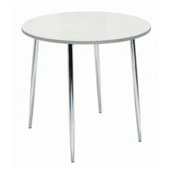 Image of Adagio 800 4 Leg Table White Ref CH0675WH