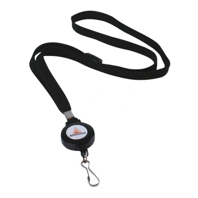 Image of Announce Textile Lanyard with Badge Reel (10 Pack)