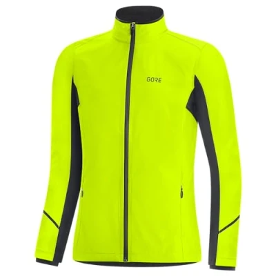 Image of GOREWEAR R3 Women Partial GORE TEX INFINIUM™ Jacket, Neon Yellow/Black, 34