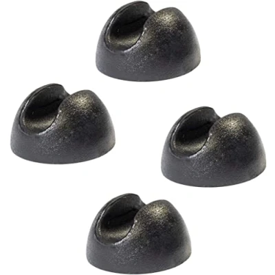 Image of WAGNER design yourself for Hairpin Legs Floor Protector Tubes Ø 9 mm, Set Black, 4 pcs, 30 x 20 4pcs