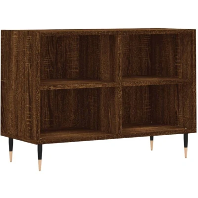 Image of vidaXL TV Cabinet Brown Oak 69.5x30x50 cm Engineered Wood