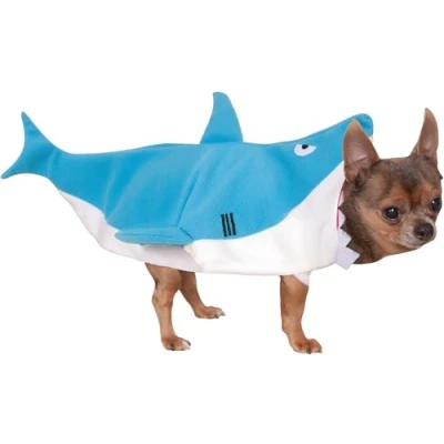 Image of Rubie&#039;s Official Pet Dog Costume, Shark Large Halloween