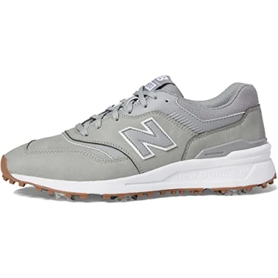 Image of New Balance Mens 997 Golf Shoe, Grey, 8 X Wide