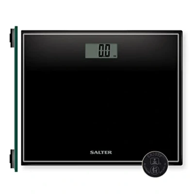 Image of SALTER 9207TE BK3RCFXTE Compact Glass Digital Bathroom Scale White, White