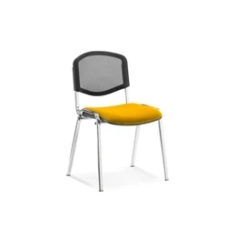 Image of ISO Chrome Frame Mesh Back Bespoke Colour Senna Yellow