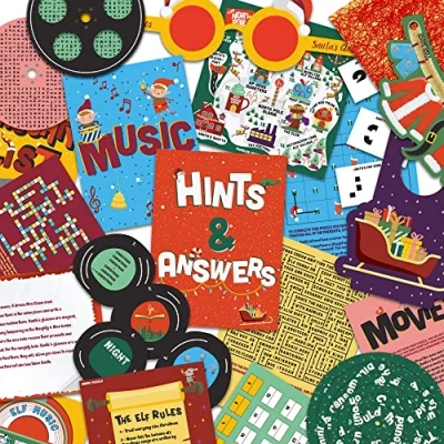 Image of Gift Republic Escape The North Pole Christmas Room Game Up to 6 Players Can You In Time and Save Christmas? Players.