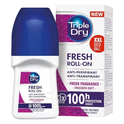 Image of Triple Dry Fresh Fragrance Anti Perspirant Roll On 100 Hours 50ml