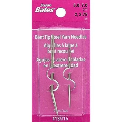 Image of Susan Bates Needles Bent Tip Steel #13 &amp; #16