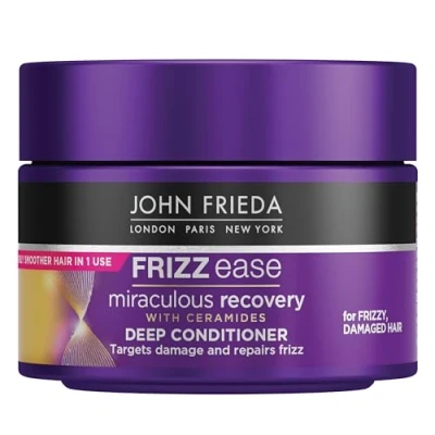 Image of John Frieda Frizz Ease Miraculous Recovery Intensive Deep Conditoner Hair Mask 250ml, White